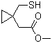 结构式 CAS# 152922-73-1, 1-甲巯基环丙基乙酸甲酯