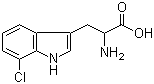 structure of CAS# 153-97-9, 7-Chlorotryptophan