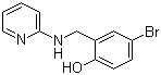 结构式 CAS# 153247-75-7, 4-溴-2-[(吡啶-2-胺)甲基]苯酚