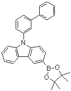 结构式 CAS# 1533406-38-0, 9-[1,1'-联苯]-3-基-3-(4,4,5,5-四甲基-1,3,2-二氧硼杂环戊烷-2-基)-9H-咔唑