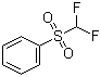 structure of CAS# 1535-65-5, Difluoromethyl phenyl sulfone;[(Difluoromethyl)sulfonyl]benzene