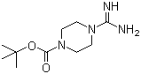 structure of CAS# 153836-14-7, tert-Butyl 4-carbamimidoylpiperazine-1-carboxylate