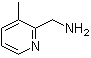 structure of CAS# 153936-26-6, 3-Methylpyridine-2-methanamine;2-(Aminomethyl)-3-methylpyridine; 3-Methyl-2-aminomethylpyridine; 3-Methyl-2-pyridinemethylamine