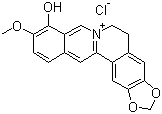结构式 CAS# 15401-69-1, 小檗红碱