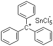 结构式 CAS# 15414-98-9, 三苯基碳正五氯锡酸盐