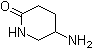 structure of CAS# 154148-70-6, 5-Amino-2-piperidinone