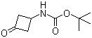 结构式 CAS# 154748-49-9, 3-氧代环丁基氨基甲酸叔丁酯