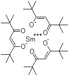 结构式 CAS# 15492-50-9, 三(2,2,6,6-四甲基-3,5-庚二酮酸)钐