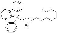 结构式 CAS# 15510-55-1, 十二烷基三苯基溴化膦