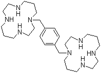 structure of CAS# 155148-31-5, Plerixafor;1,1'-[1,4-Phenylenebis(methylene)]bis[1,4,8,11-tetraazacyclotetradecane]; AMD 3100
