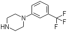 1-(3-三氟甲基苯基)哌嗪分子结构 (CAS 15532-75-9)