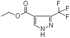 结构式 CAS# 155377-19-8, 3-(三氟甲基)吡唑-4-甲酸乙酯