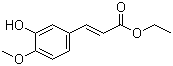 structure of CAS# 155401-23-3, Ethyl isoferulate;(E)-3-(3-Hydroxy-4-methoxyphenyl)-2-propenoic acid ethyl ester
