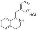 结构式 CAS# 155413-72-2, 1-苄基-1,2,3,4-四氢异喹啉盐酸盐