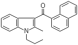 (2-Methyl-1-propyl-1H-indol-3-yl)-1-naphthalenylmethanone molecular structure (CAS 155471-08-2)