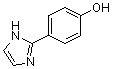 结构式 CAS# 15548-89-7, 4-(咪唑-2-基)苯酚