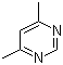 结构式 CAS# 1558-17-4, 4,6-二甲基嘧啶