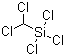 structure of CAS# 1558-24-3, Trichloro(dichloromethyl)silane;Dichloromethyltrichlorosilane