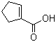 structure of CAS# 1560-11-8, 1-Cyclopentenecarboxylic acid;1-Cyclopentene-1-carboxylic acid