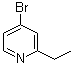 结构式 CAS# 156761-88-5, 4-溴-2-乙基吡啶
