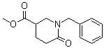 结构式 CAS# 156779-11-2, 6-氧代-1-苄基-3-哌啶羧酸甲酯