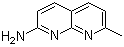 结构式 CAS# 1568-93-0, 2-氨基-7-甲基-1,8-萘啶
