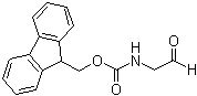 结构式 CAS# 156939-62-7, N-芴甲氧羰基甘氨醛