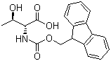 structure of CAS# 157355-81-2, N-[(9H-Fluoren-9-ylmethoxy)carbonyl]-D-threonine