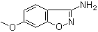 结构式 CAS# 157368-82-6, 3-氨基-6-甲氧基-1,2-苯并异恶唑