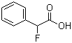 结构式 CAS# 1578-63-8, 氟苯基乙酸; alpha-氟苯基乙酸
