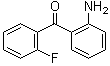 structure of CAS# 1581-13-1, 2-Amino-2'-fluorobenzophenone