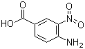 结构式 CAS# 1588-83-6, 4-氨基-3-硝基苯甲酸