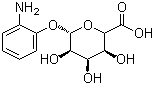 结构式 CAS# 15959-03-2, 2-氨基苯基-beta-D-葡萄糖醛酸
