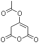 structure of CAS# 15997-62-3, 4-(Acetyloxy)-2H,3H-pyran-2,6-dione;2,6-Dioxo-3,6-dihydro-2H-pyran-4-yl acetate