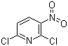 structure of CAS# 16013-85-7, 2,6-Dichloro-3-nitropyridine