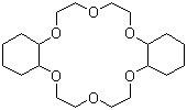 structure of CAS# 16069-36-6, Dicyclohexano-18-crown-6;Perhydrodibenzo-18-crown-6; 2,3,11,12-Dicyclohexano-1,4,7,10,13,16- hexaoxacyclooctadecane