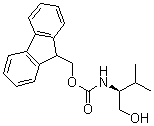 N-Fmoc-L-valinol molecular structure (CAS 160885-98-3)