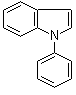 结构式 CAS# 16096-33-6, 1-苯基吲哚