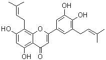 结构式 CAS# 161068-53-7, 朝藿素 B