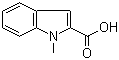 结构式 CAS# 16136-58-6, 1-甲基吲哚-2-甲酸