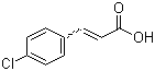 structure of CAS# 1615-02-7, 4-Chlorocinnamic acid;p-Chlorocinnamic acid; trans-3-(4-Chlorophenyl)propenoic acid