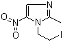 结构式 CAS# 16156-90-4, 1-(2-碘乙基)-2-甲基-5-硝基-1H-咪唑