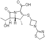 结构式 CAS# 161715-21-5, 泰比培南