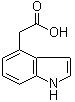结构式 CAS# 16176-74-2, 1H-吲哚-4-乙酸