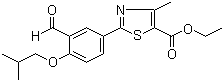 structure of CAS# 161798-03-4, Ethyl 2-(3-formyl-4-isobutoxyphenyl)-4-methylthiazole-5-carboxylate