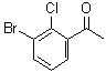 structure of CAS# 161957-62-6, 1-(3-Bromo-2-chlorophenyl)ethanone