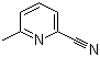 structure of CAS# 1620-75-3, 6-Methylpyridine-2-carbonitrile;2-Cyano-6-methylpyridine; 6-Methylpicolinonitrile