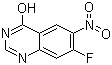 7-氟-6-硝基-4-羟基喹唑啉分子结构 (CAS 162012-69-3)