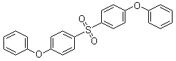 structure of CAS# 1623-91-2, 4,4'-Diphenoxydiphenyl sulfone;Bis(4-phenoxyphenyl) sulfone