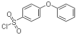 structure of CAS# 1623-92-3, 4-Phenoxyphenylsulfonyl chloride;p-Phenoxybenzenesulfonyl chloride